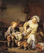 Jean Baptiste Greuze The Verwohnte child France oil painting artist